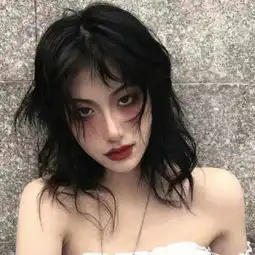 黑暗头像女生真人霸气舒