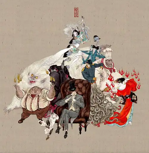 80后清华才女,把词牌名画成古风美人