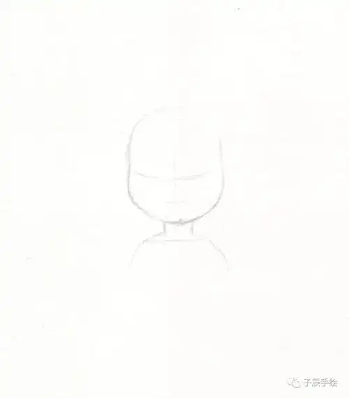 水彩教程万圣节的小女孩