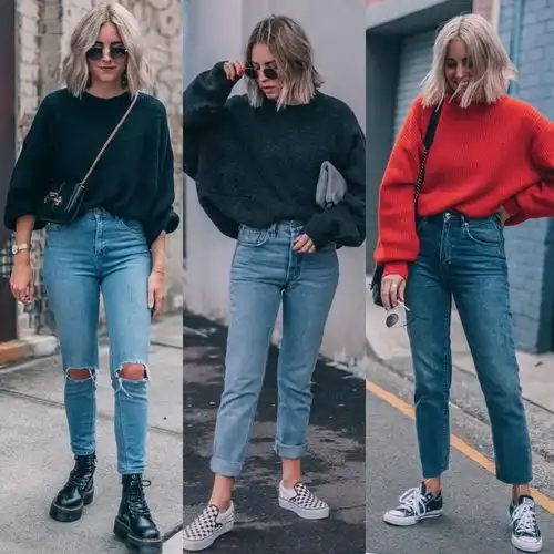 春夏季节正适合穿牛仔裤,get几种搭配思路,造型就能告别平庸