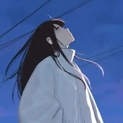手绘黑白头像女文案