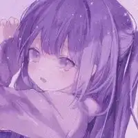 紫色女生头像动漫紫色系女生头像