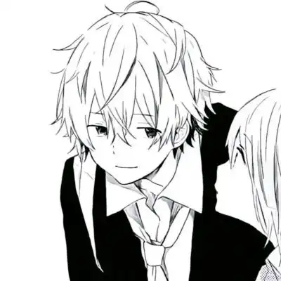 黑白女生头像头像图片情