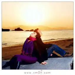 夕阳下的背影女生头像公