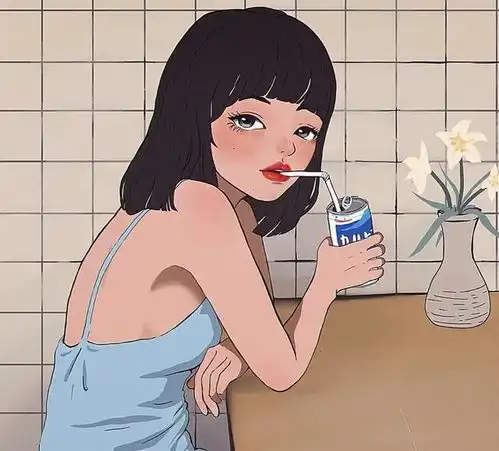 可爱短发女孩头像