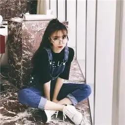 戴眼镜长发头像女生可爱头像大全留起长发做你的新娘