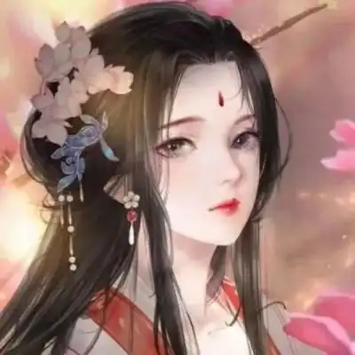 呆萌头像古风女生白蛇图