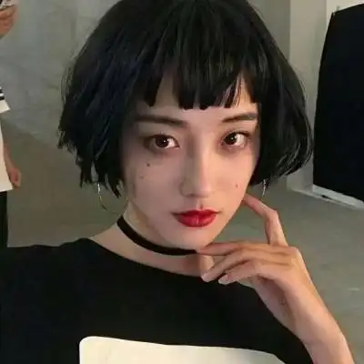 女头部位头像短发假发