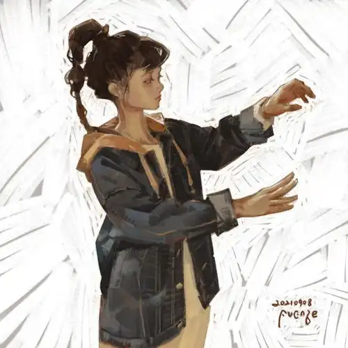 清新的少女画师fienzesunny插画作品欣赏图