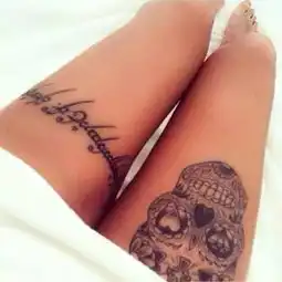 男女都爱的骷髅纹身