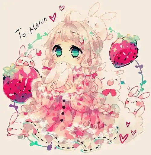 女生qq头像可爱二次元插