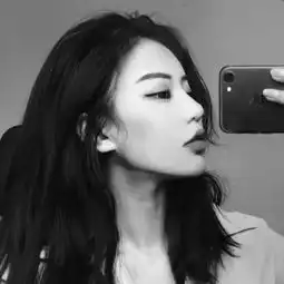 美女头像霸气侧颜中韩