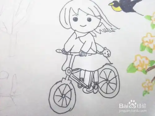 小女孩头像可爱简笔画哈哈哈