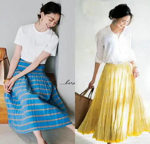 半身裙百搭又很有女人味,但要穿出高级感才加分